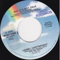 Cartwright Lionel - Say It's Not True / In The Long Run